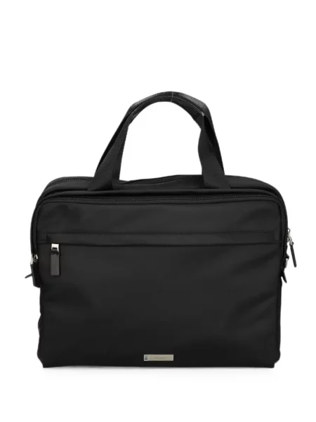 Geantă pentru laptop Calvin Klein cu autograf negru