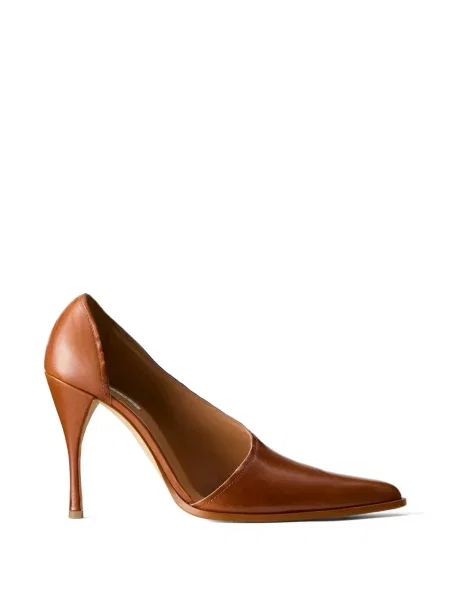 Pantofi cu toc Calvin Klein maro