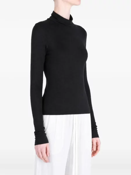 Lung tricou Amomento negru