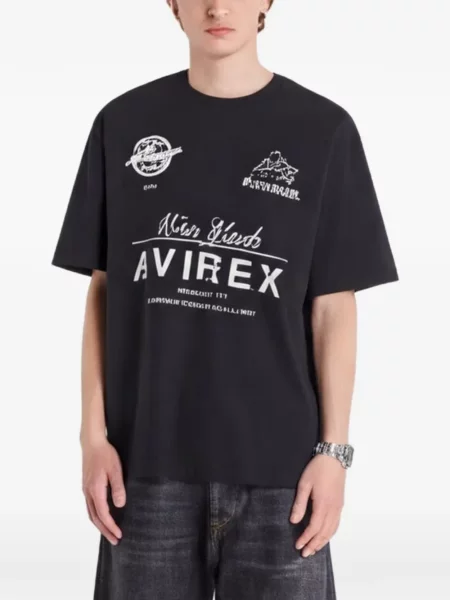 Tricou Avirex cu imagine negru