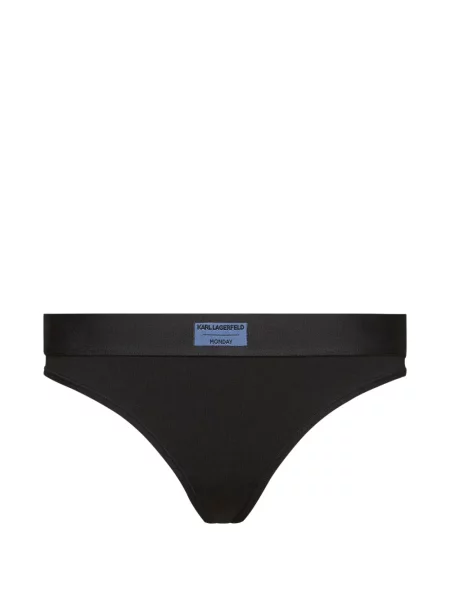 Chiloți tanga Karl Lagerfeld cu autograf negru