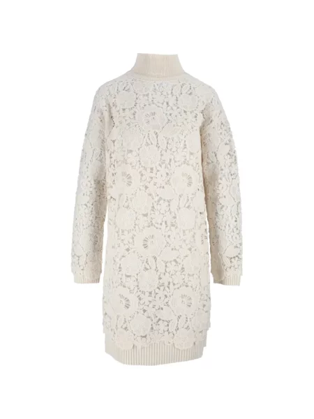 Rochie mini Ermanno Scervino din dantelă alb