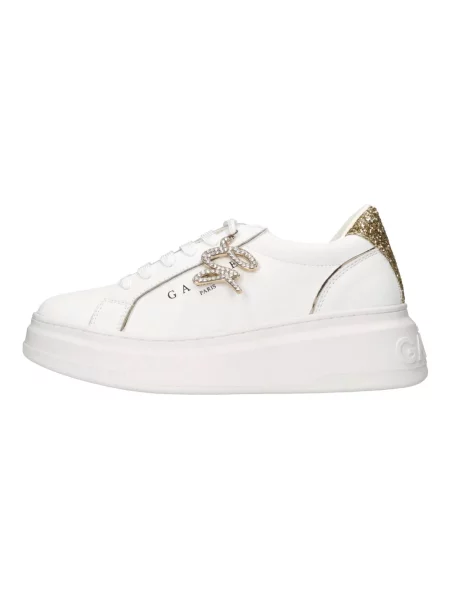 Sneakersy Gaëlle Paris skórzane białe