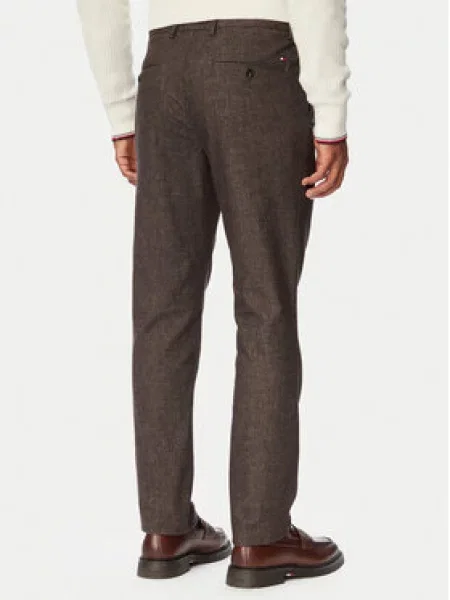 Tommy Hilfiger Chino hlače Denton Temno rjava