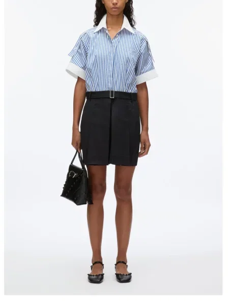 Rochie 3.1 Phillip Lim cu dungi de costum albastru