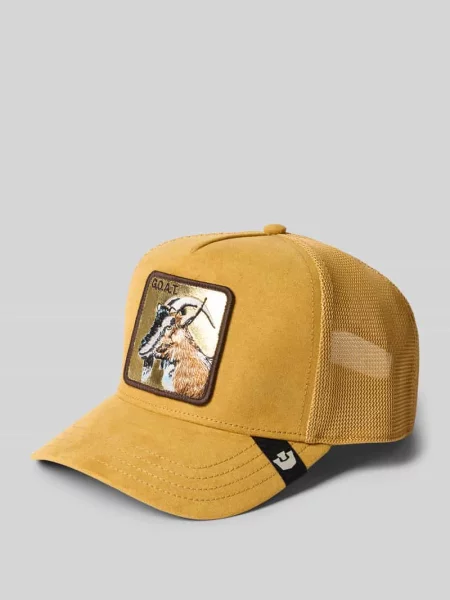 Czapka z daszkiem typu trucker z naszywką z motywem model „Golden Goat” Goorin Bros