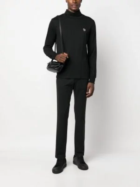 Megztinis Ps Paul Smith su zebro raštu juoda