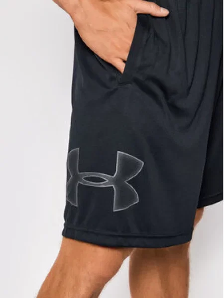 UNDER ARMOUR Športne hlače / bela črna