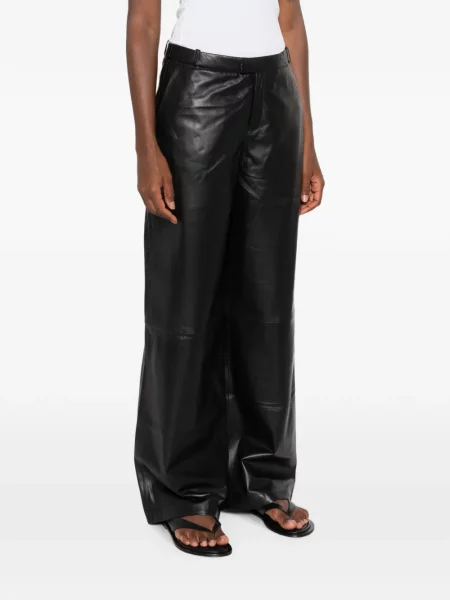 Pantaloni Arma din piele negru