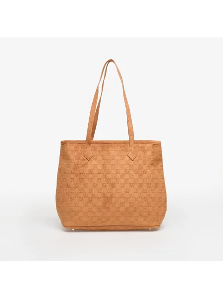 Чанта Jordan Jam Suede Monogram Tote Cognac Universal