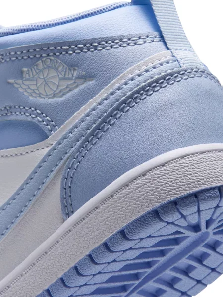 Jordan 1 Mid sportcipő gyerek bőr kék