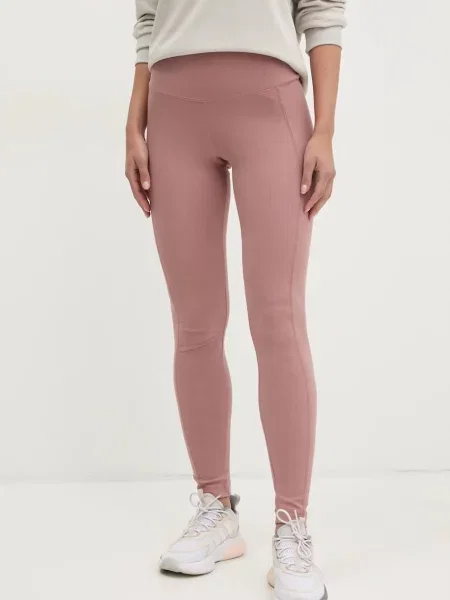 Adidas legginsy ALL SZN RIB gładkie różowy