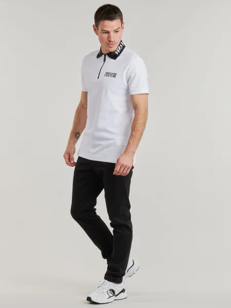 Polo Versace Jeans Couture alb
