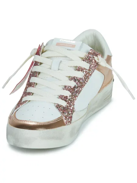 Pantofi Crime London din piele alb