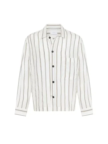 Antioch Košile béžová / černá bílá