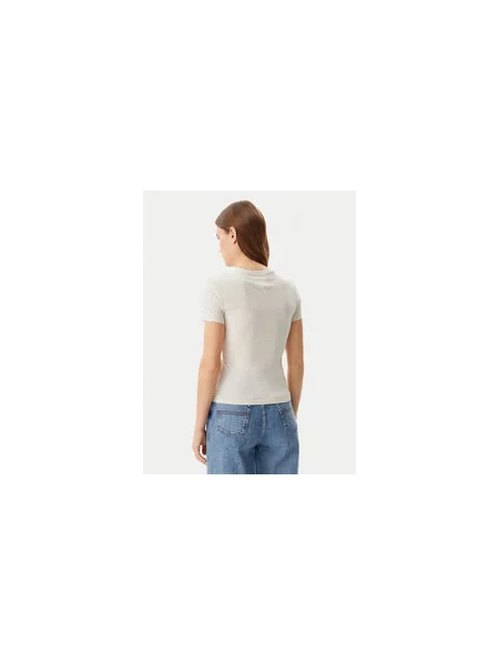Tommy Jeans Marškinėliai Essential Slim Fit smėlio