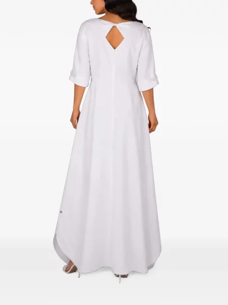 Rochie maxi Loodyana cu paiete alb