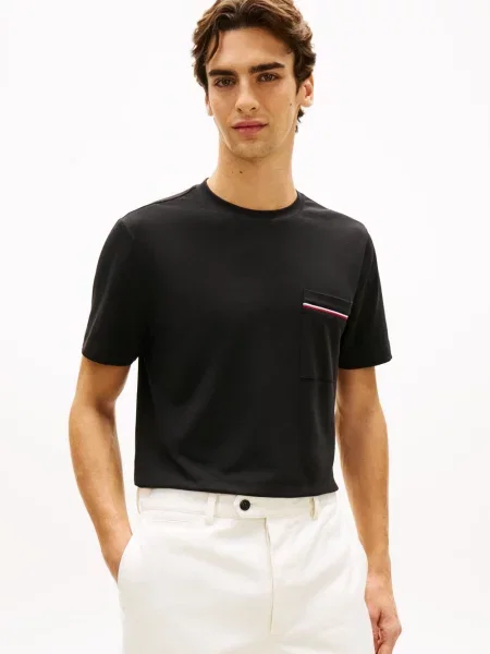 Tommy Hilfiger Koszulka Mężczyźni jednolity S czarny