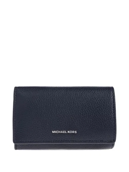 Portofel Michael Michael Kors tricotate cu cataramă cu tepi negru