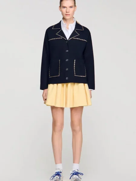 Кардиган Sandro синій