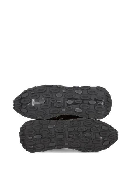 Sneakerși Philippe Model Paris cu șireturi din piele de căprioară maro