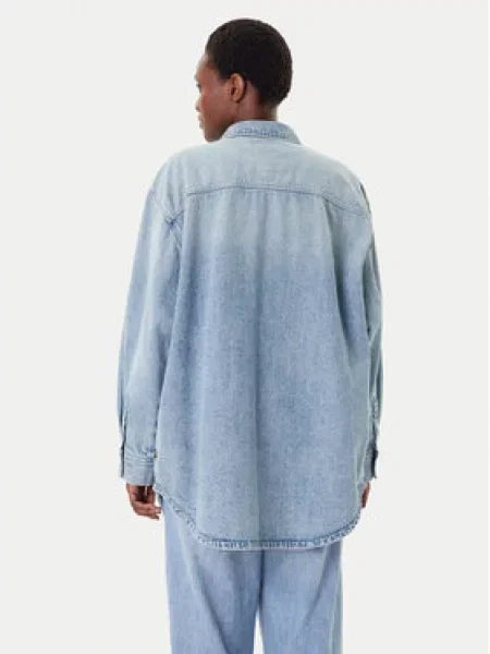 G-Star Raw džinsiniai marškiniai Oversize mėlyna