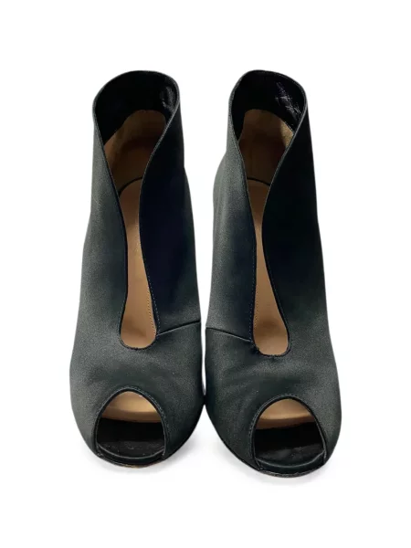 Pantofi cu toc Gianvito Rossi cu vârf deschis negru