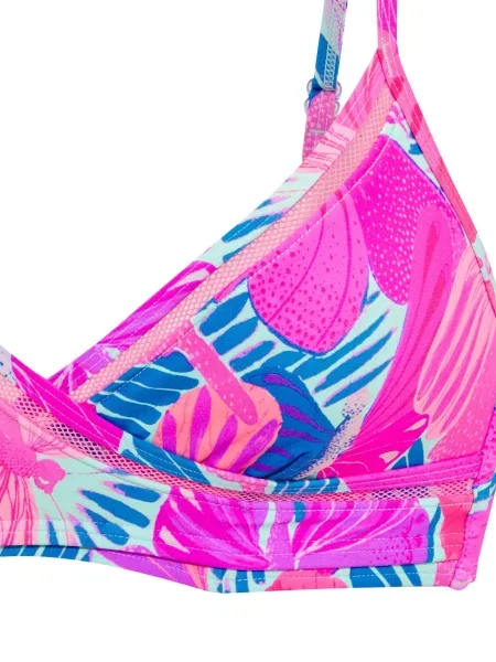SUNSEEKER Bikini zgornji del / roza / pitaja modra