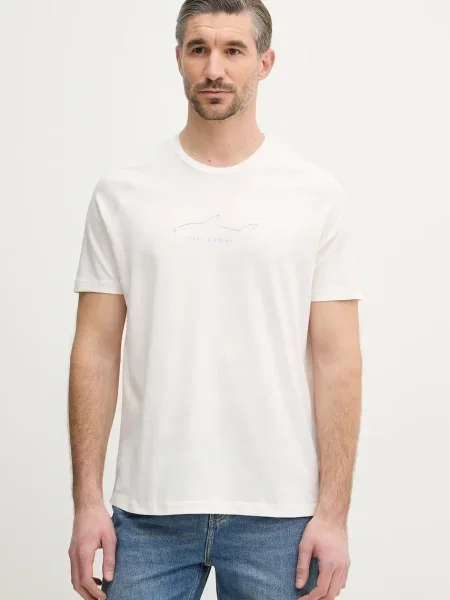 Kratka majica Paul&Shark bela