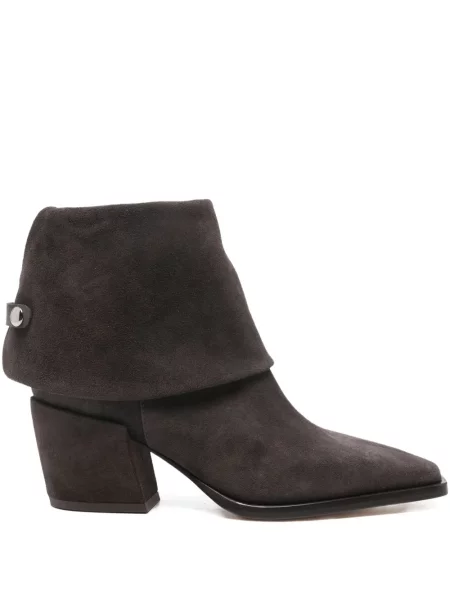 Botine Agl din piele de căprioară maro