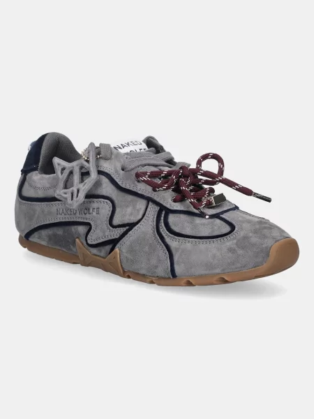 Naked Wolfe sneakers din piele întoarsă Adored Adored Grey Suede gri