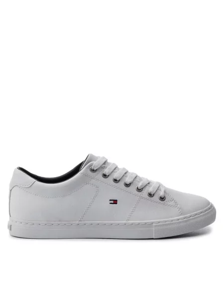 Δερμάτινα sneakers Tommy Hilfiger λευκό