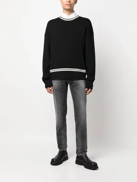 Blugi Emporio Armani gri