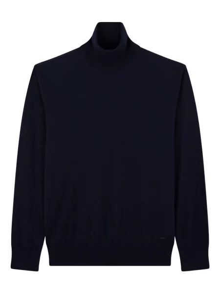 Haftowany golf golf Paul & Shark ze stretchu niebieski