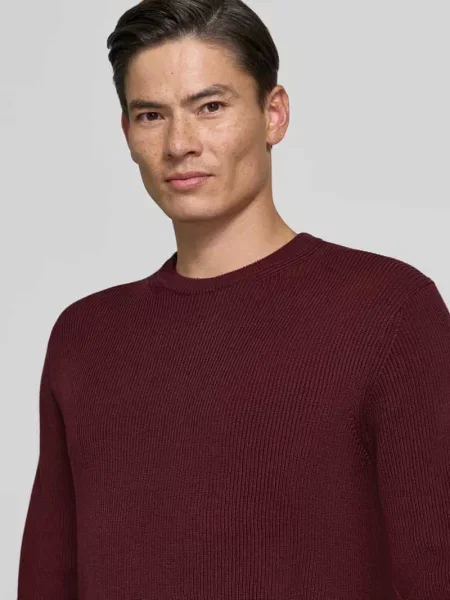Sweter z dzianiny z mieszanka bawełny w kroju regular fit Mcneal