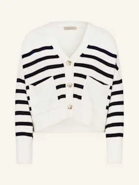 Lilienfels Kardigan weiss czarny