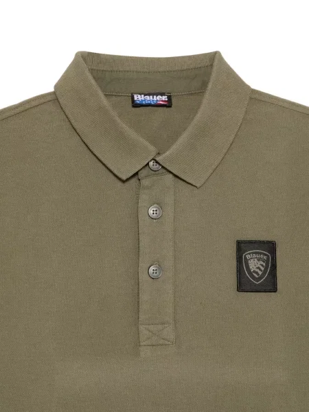 Tricou polo Blauer cu autograf verde