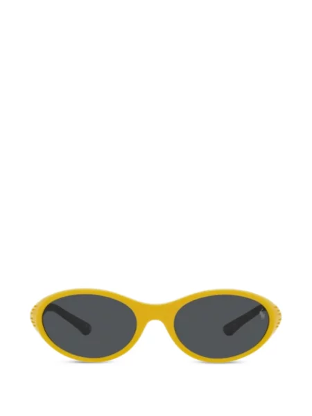 Ochelari de soare Polo Ralph Lauren Eyewear cu imprimeu geometric galben