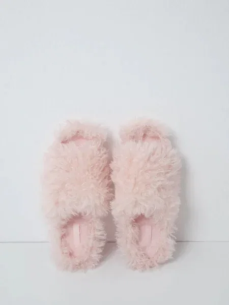 Меховые тапочки Women'secret розовые