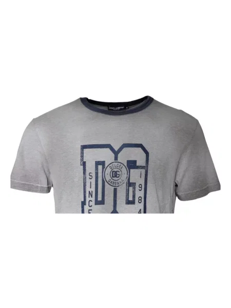 Koszulka Dolce And Gabbana z logo szara