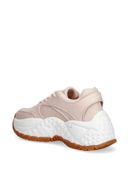 Sneakerși Armani Exchange cu șireturi din dantelă
