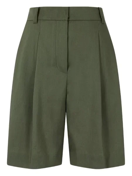 Pantaloni scurți Studio Tomboy plisate verde