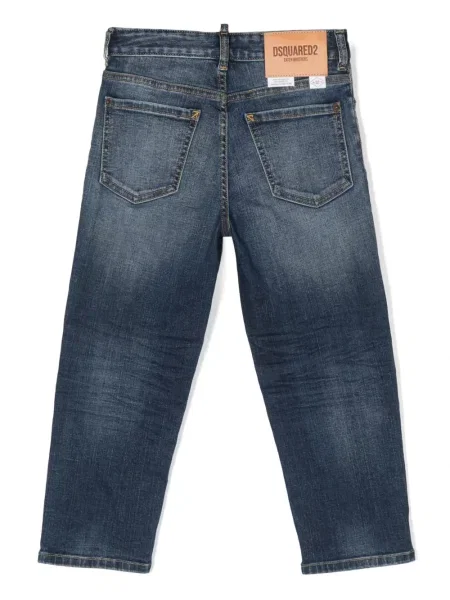 Jeansy dziecięce Dsquared2 niebieskie