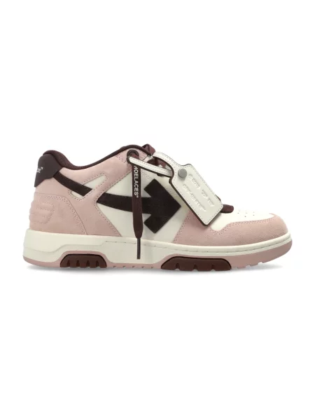 Sneakersy Off-white skórzane biznesowe białe