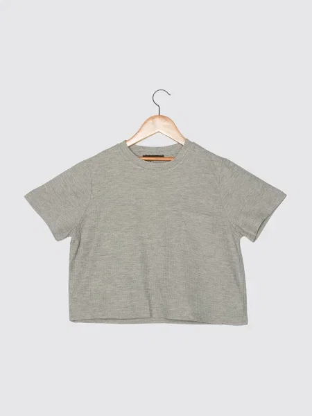 Tricou Trendyol tricotate gri