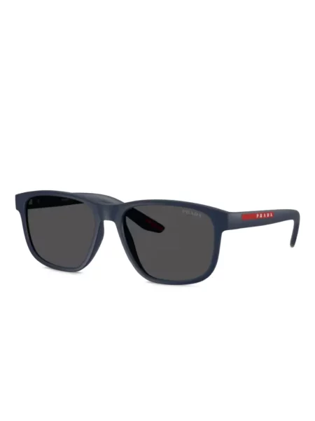 Ochelari de soare pătrați Prada Linea Rossa albastru