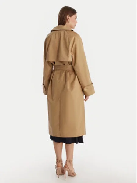 MICHAEL Michael Kors Trenčas Oversize smėlio