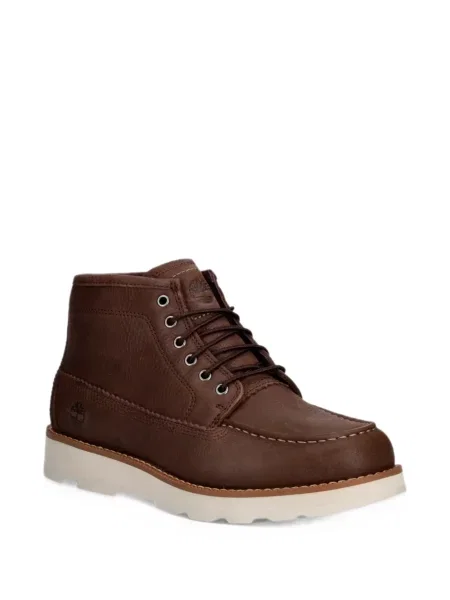 Pantofi Timberland cu șireturi din dantelă maro