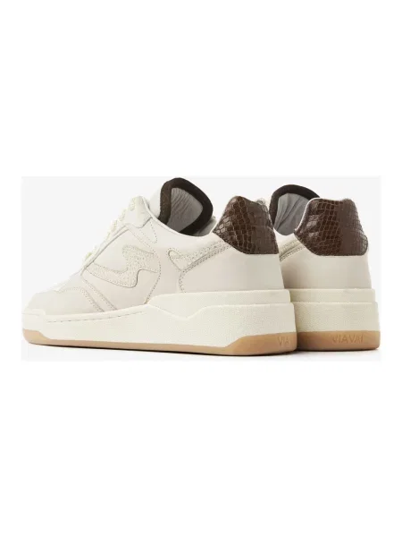 Sneakersy Via Vai skórzane beżowe