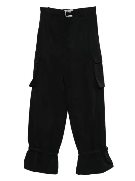 Pantaloni The Attico cu cataramă negru